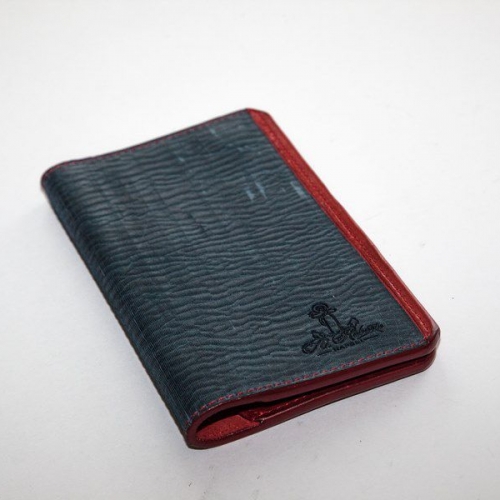 Мужской кошелек A.Roberto Napoli Exclusive Blue-Red Magnet Wallet