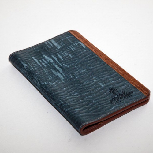 Мужской кошелек A.Roberto Napoli Exclusive Blue-Brown Magnet Wallet